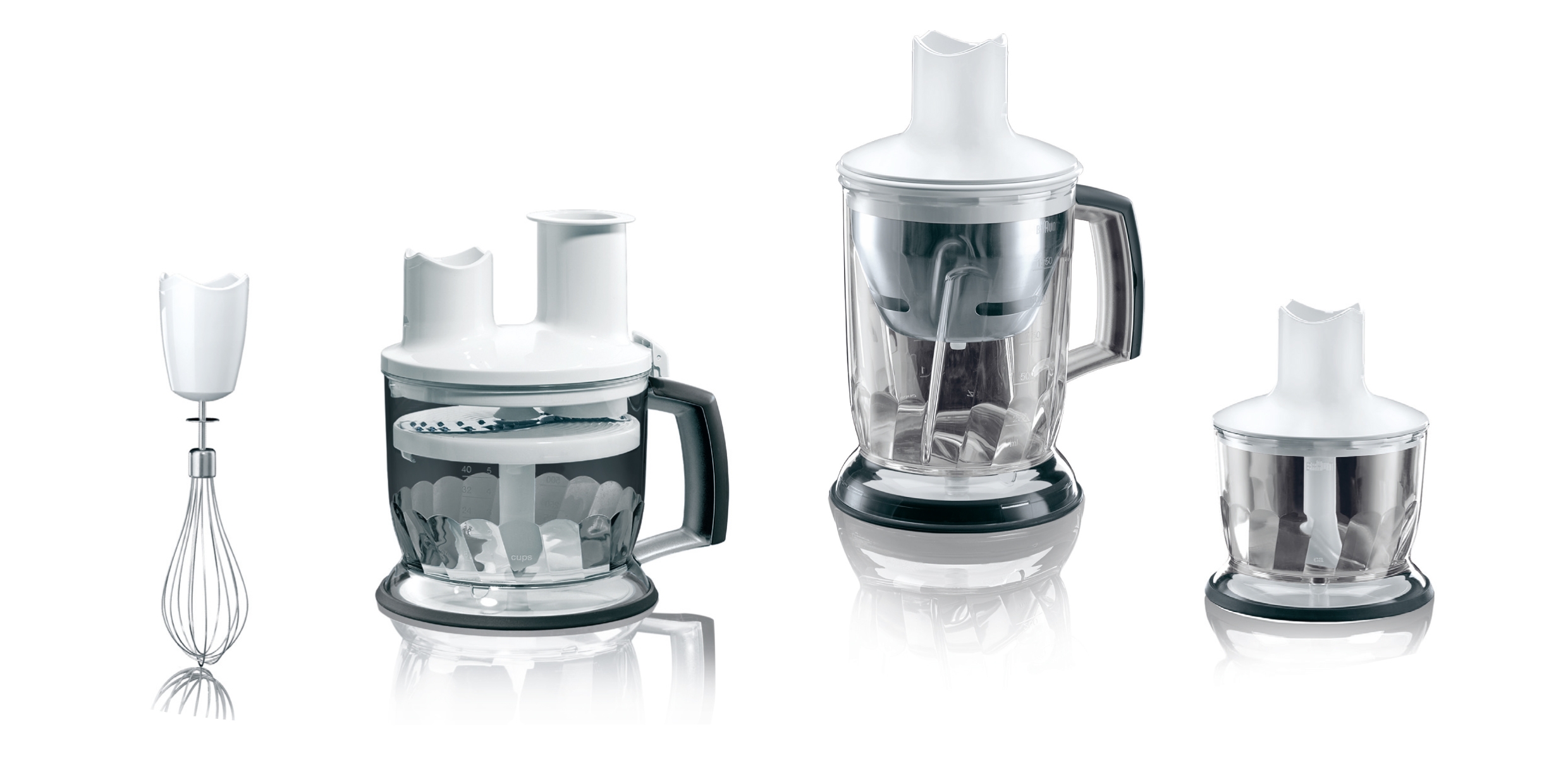 Braun Multiquick Stabmixer Serie: Vier neue Stabmixeraufsätze, sowohl ...