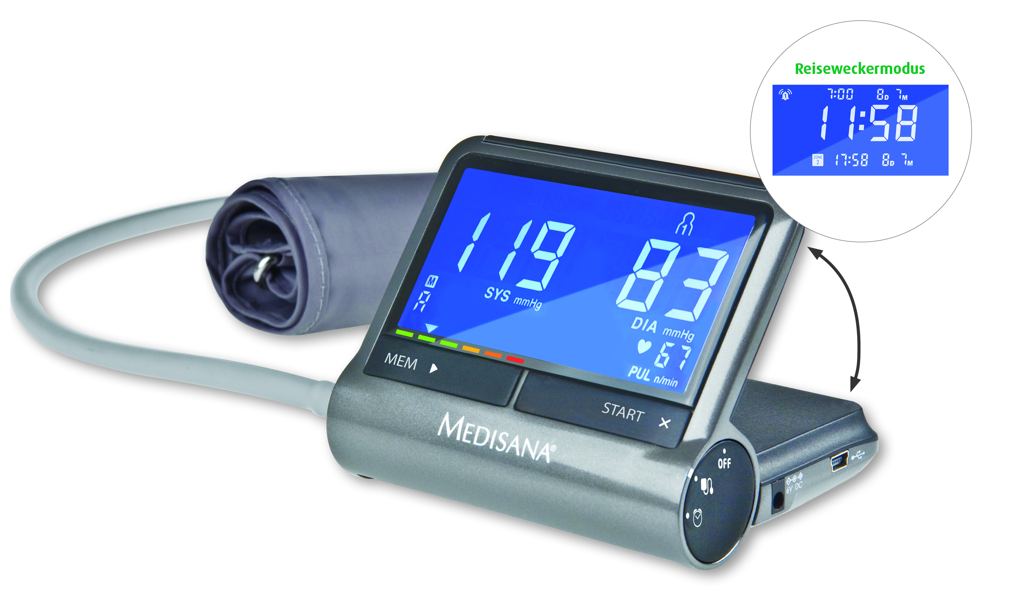 Medisana BU500 Travel Blutdruckmessgerät - Auf Reisen den Blutdruck ...