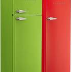 Die Oranier Retro-Kühlschränke bedienen die Energieeffizienzklasse A+.