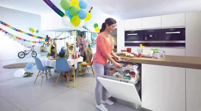 Per Knock2Open zu öffnen: Der Miele Geschirrspüler G6000