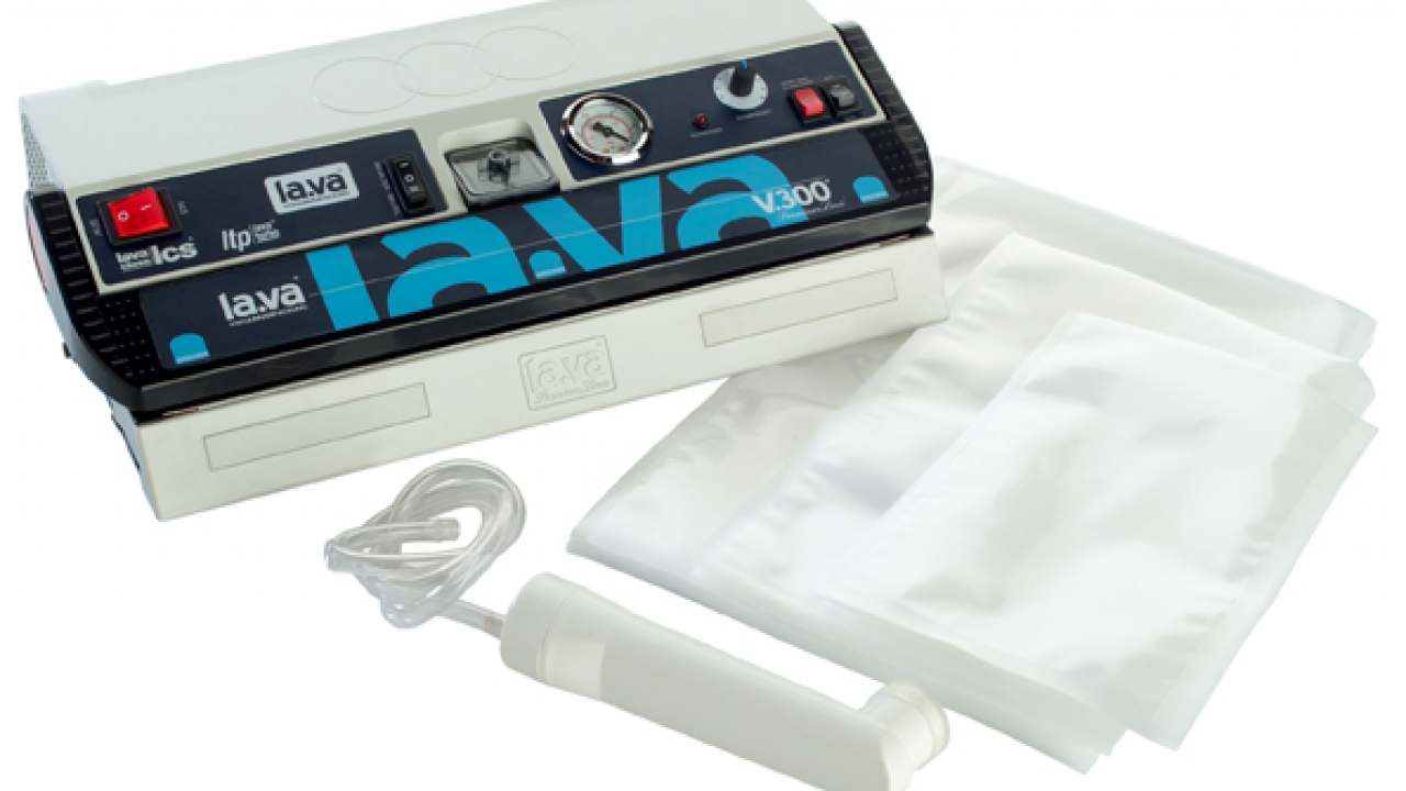 Lava Vakuumierer V.300 black & white limited edition: Innovation trifft Design