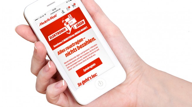 Media Markt Gewinnspiel nutzt die App.