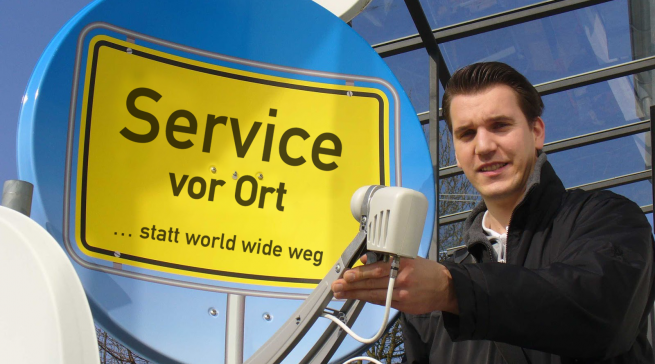 WIR - „Service vor Ort – statt worldwide weg“