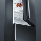 Bauknecht Kühl-/Gefrierkombination KGE Kliff in exklusiver Schiefersteinoptik