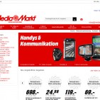 Media Markt bietet in seinem eBay Web-Shop über 52.000 Elektronikartikel an.