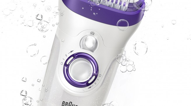 Braun Epilierer Silk-épil 9 auch mit Körperreinigungsbürste erhältlich.