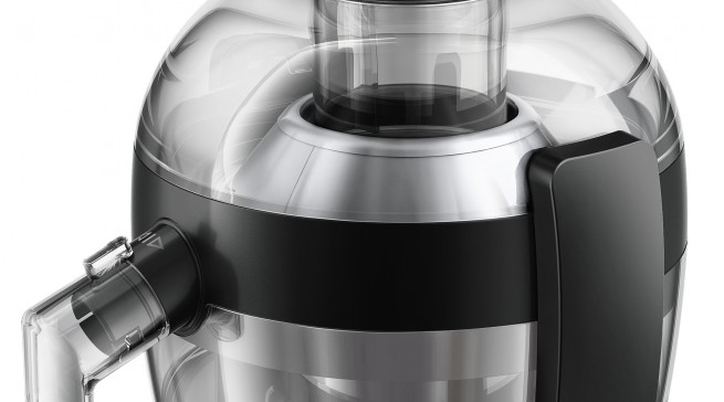 Philips Entsafter Viva Collection HR1833/00 mit Beerenschalenaufsatz