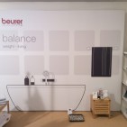 Im Rahmen des „Open House 2015“ setzt Beurer seine Produkte wirkungsvoll in Szene.