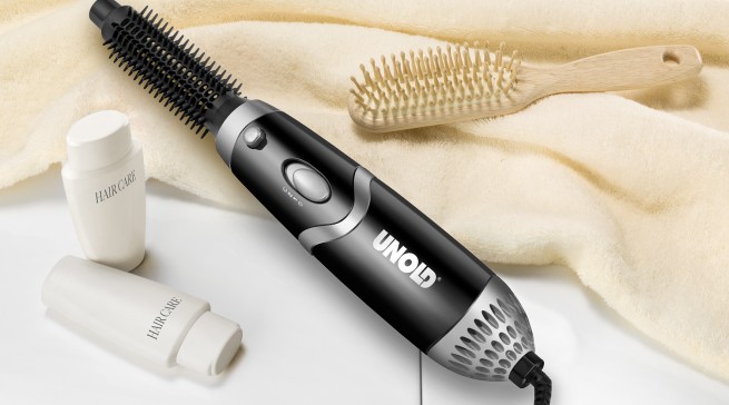 Die Unold Warmluftbrüste HAARCURLER Brush , vielseitig im Gebrauch