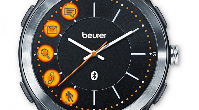 Beurer Aktivitätsuhr AW 85 mit BluetoothSmart Technologie.