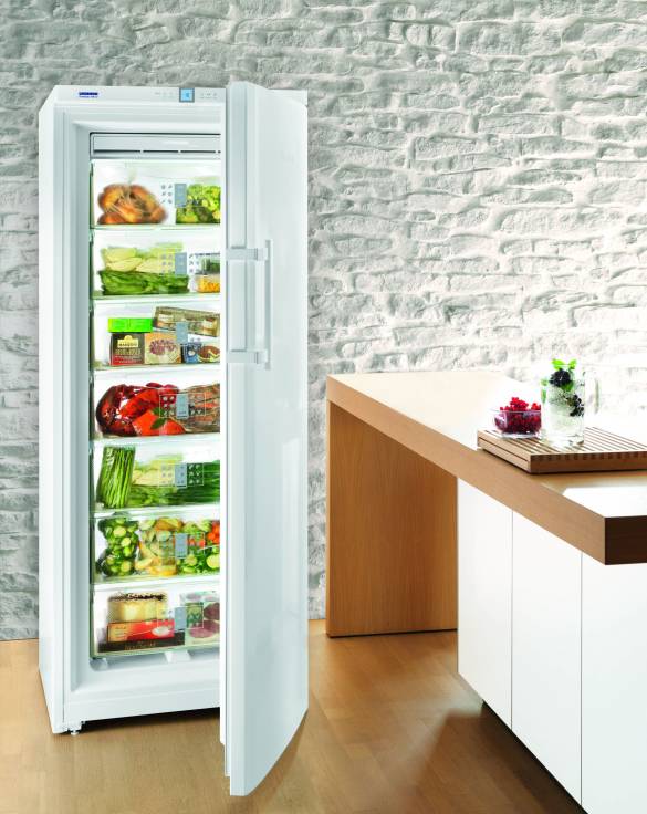 Ganz vorne: Gefrierschrank GNP 3666 von Liebherr.