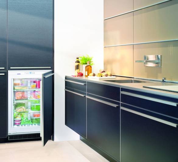 Vervollständigt das „Triple“: Einbaugefrierschrank IGN 1654 von Liebherr.