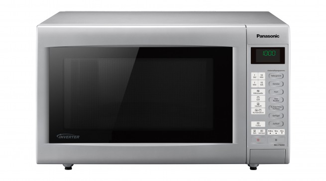 Die Panasonic Mikrowelle NN-CT565M in Frontansicht