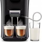 Philips Kaffeemaschine Senseo Latte Duo HD7855/50 für zwei Getränke gleichzeitg