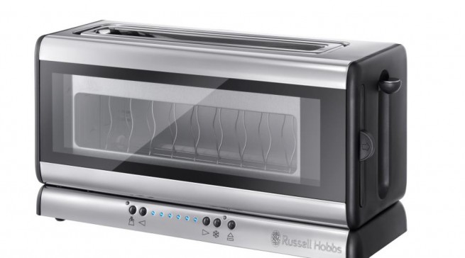 Der Russell Hobbs Toaster Clarity 21310-56 , ein Langschlitz-Toaster