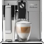 Der Saeco PicoBaristo Kaffeevollautomat HD8927/01 mit Milchkaraffe