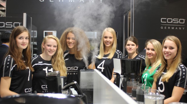 Auch das gehört zum neuen Selbstbewusstsein der Marke: Caso ist Hauptsponsor des Volleyball-Zweitligisten RC Sorpesee. 