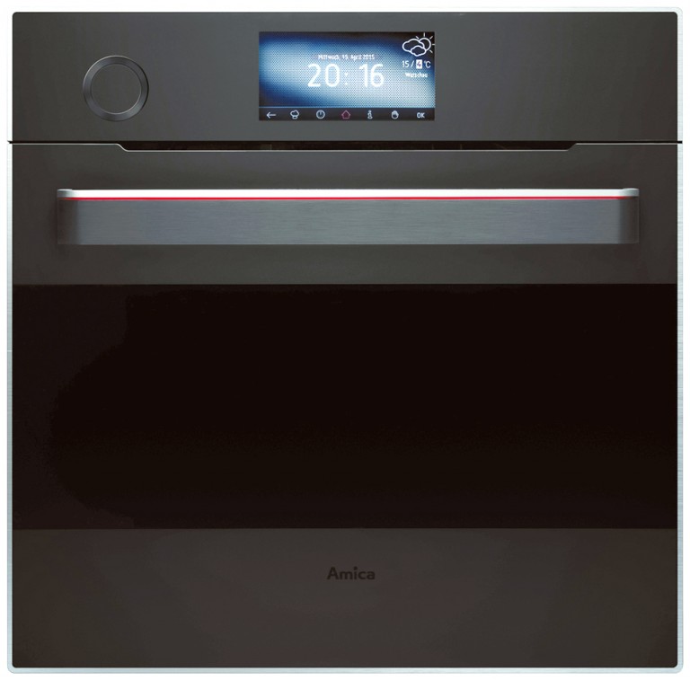 Amica Backofen IN. EB 63541 S – Einbaubackofen, 16 Dampfgarfunktionen