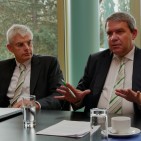 „EP geht gespannt und mit Optimismus ins letzte Quartal“, so der EP-Vorstand mit Karl Trautmann (li.) und Friedrich Sobol.