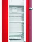 Der Gorenje Kühlschrank Retro Collection ORB153 in Rot