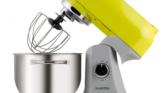 Klarstein Küchenmaschine Kitcheneer mit 8 Leistungsstufen.