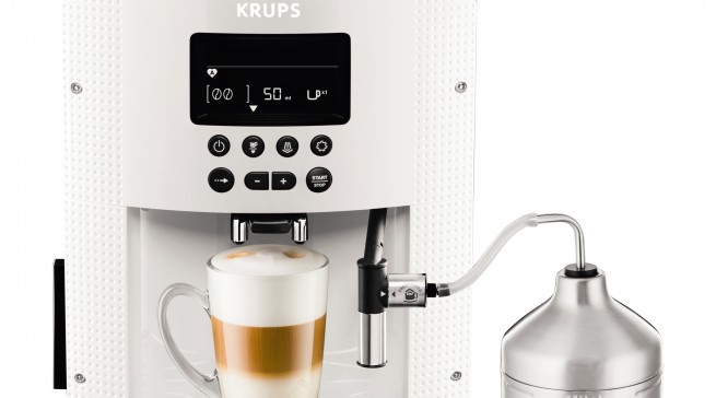 Krups Espresso-Kaffeevollautomat EA816x mit automatische Doppelmahlfunktion.