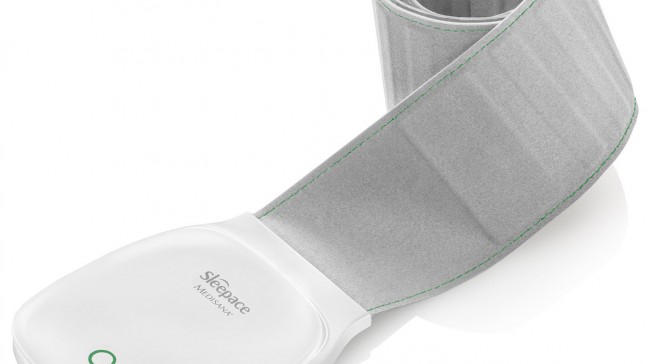 Medisana Schlafsensor Sleepace mit Akkubetrieb.