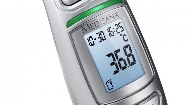 Medisana Themometer TM 750 mit Anschluss an VitaDock.