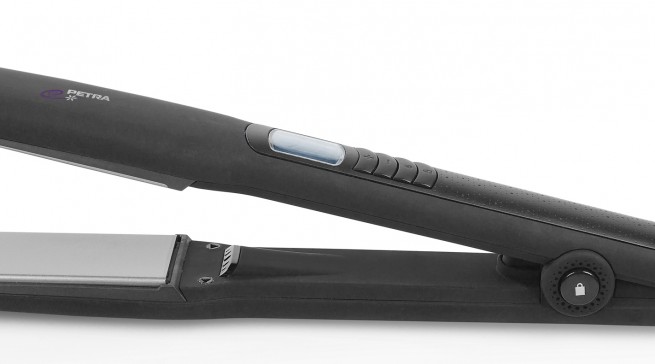 Petra Haarglätter Pro HG 70.07 Black Edition mit keramischer Beschichtung.