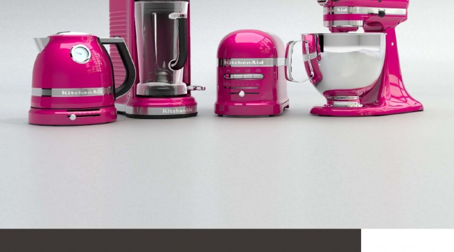 KitchenAid beteiligt sich mit vier Geräten an der weltweiten Pink-Ribbon Kampagne.
