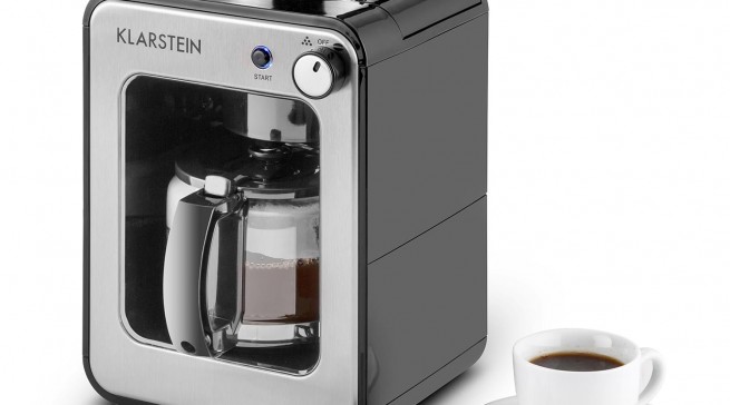 Die Klarstein Congenio Kaffeemaschine in Schwarz