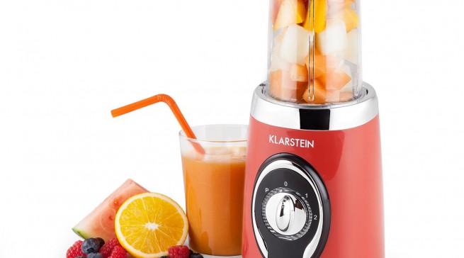 Der Klarstein Fruizooka Mixer in Aktion