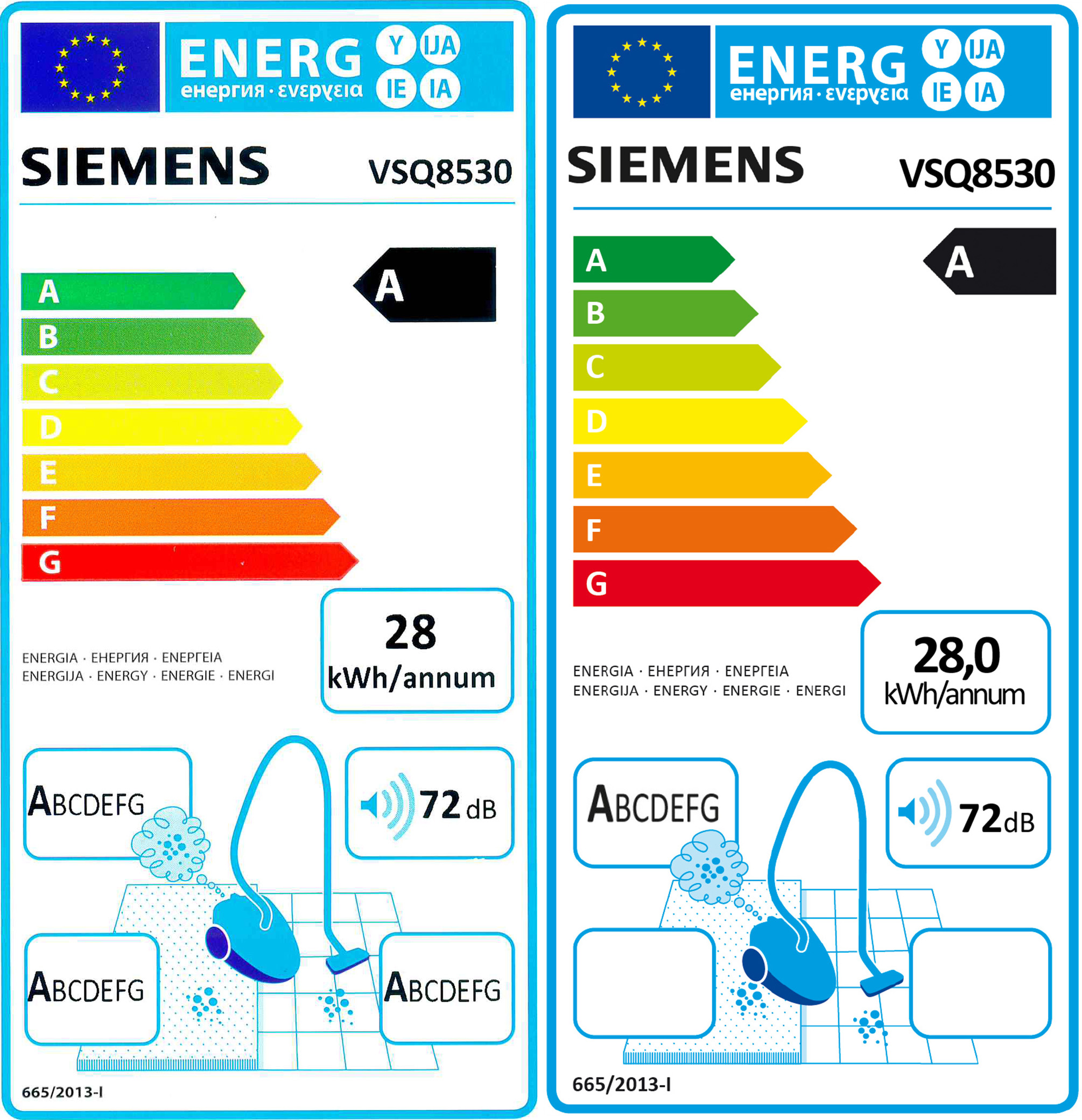 Produktdatenblatt für den Siemens VSQ 8530