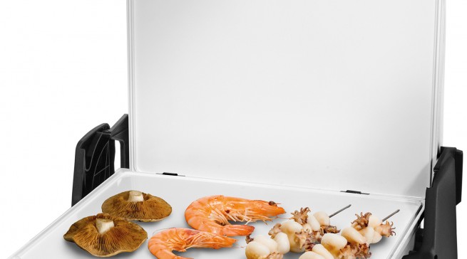 Unold Grill Plus kann auch Waffeln backen.