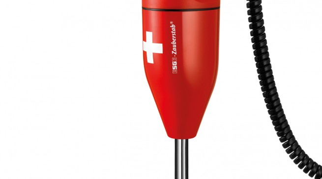 Unold Stabmixer ESGE M 200 Red Metallic in limitierter Auflage.