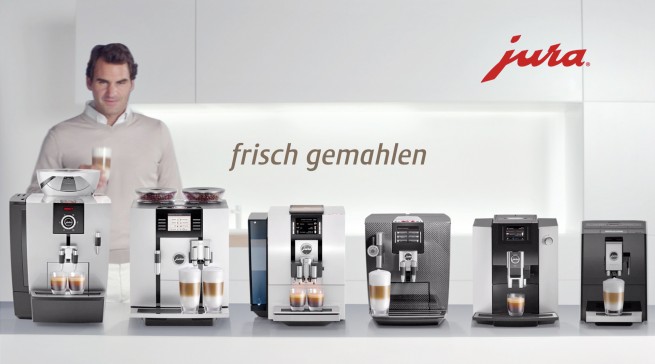 Roger Federer ist erneut der Jura-Botschafter zum Weihnachtsgeschäft.