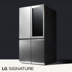Der Signature Kühlschrank von LG öfffnet sich wie von Zauberhand.