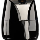 Die Rosenstein & Söhne Digitale Heißluftfritteuse 1200 Watt in Schwarz
