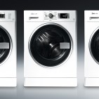 Drei verschiedene Ausführungen mit denselben Stärken: Die neue, designprämierte Waschtrockner-Reihe von Bauknecht.