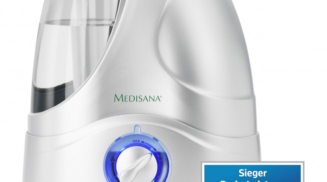 Medisana Luftbefeuchter UHW mit automatischer Abschaltung.