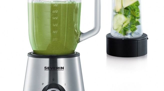 Mit dem SM 3737 von Severin lassen sich grüne Smoothies einfach zuzubereiten.