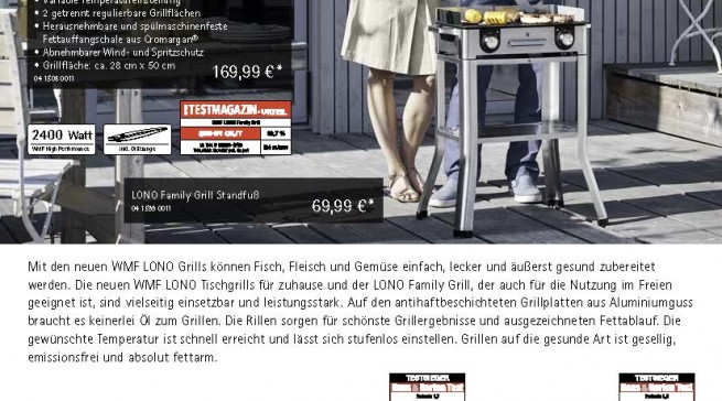 WMF Beihefterkampagne Oster: Grillzeit