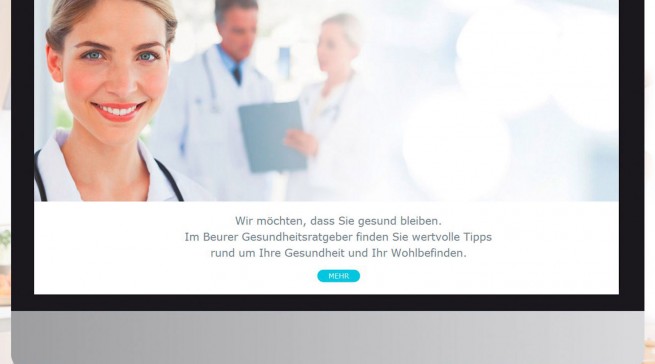 Fit mit Beurer dank eines neuen Gesundheitsratgeber.