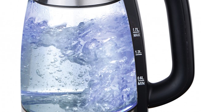 Kalorik Wasserkocher TKG JK 1040 mit Partikelfilter.