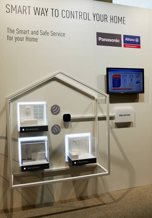 Mit pfiffigen Präsentationsideen demonstrierte Panasonic, wie das Thema Smart Home für den Konsumenten noch leichter erlebbar gemacht werden kann. 