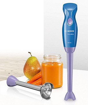 Bosch Stabmixer CleverMixx Baby mit Mini-Mixfuß.