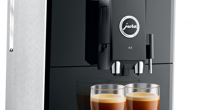 Jura Kaffeevollautomat A9 mit Puls-Extraktionsprozess (P.E.P.).