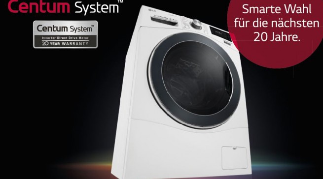LG Waschmaschine F 16F9 BDS2H mit WLAN-Funktion.