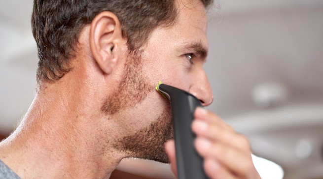 Selbst einen 5-Tage-Bart schafft der OneBlade problemlos.