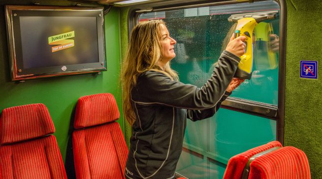 Auf zum Jungfraujoch: Kärcher kommt mit spannenden Alltagsgeschichten.